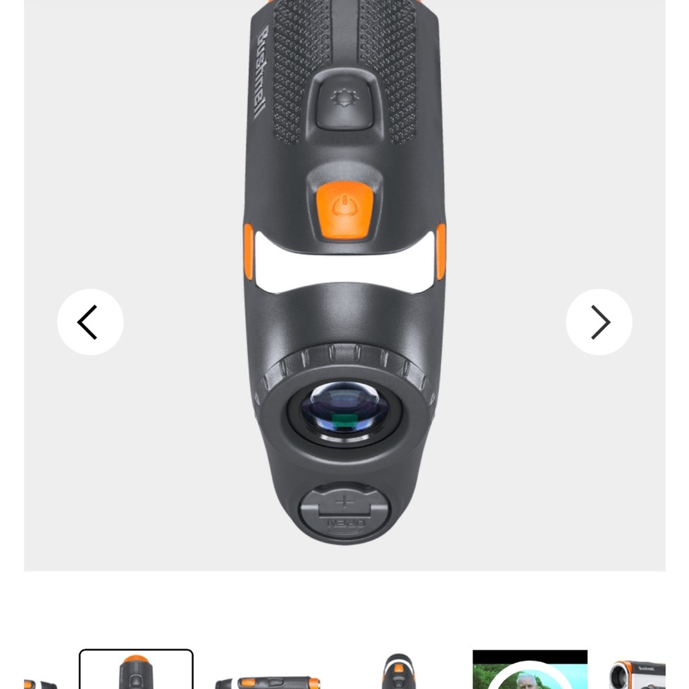 Bushnell Tour V6 Shift Rangefinder - White & Orange - Picture 5 of 9